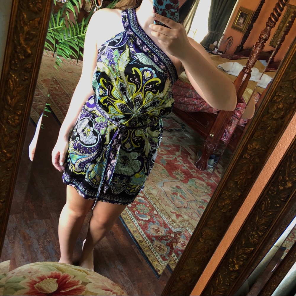 Silky One-shoulder Dress